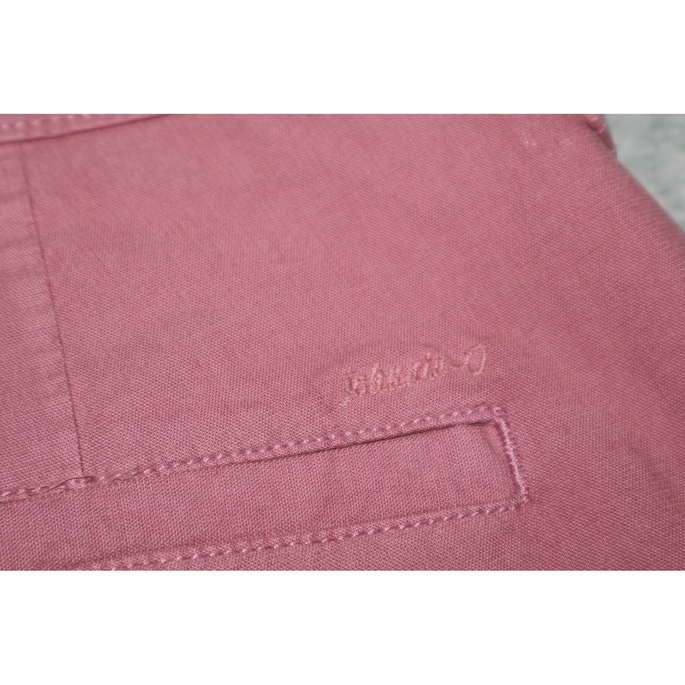 johnnie-O Golf Shorts Mens 33 Pink Chino Stretch Casual Flat Front 8" Inseam - Picture 6 of 8